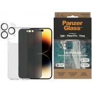 Комплект PanzerGlass Privacy 3-in-1 за Apple iPhone 14 Pro, прозрачен на супер цени