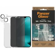 Комплект PanzerGlass Privacy 3-in-1 за Apple Phone 14 Plus, прозрачен на супер цени