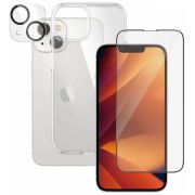 Комплект PanzerGlass 3-in-1 за Apple iPhone 14, прозрачен на супер цени