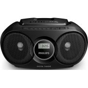 CD радиокасетофон Philips AZ215B, черен на супер цени