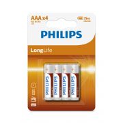 Цинково-хлоридна батерия Philips LongLife 1.5V на супер цени