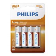 Цинково-хлоридна батерия Philips Longlife 1.5V на супер цени