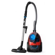 Прахосмукачка Philips PowerPro Compact, черен/червен на супер цени