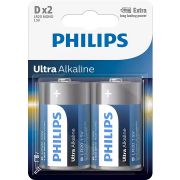 Алкална батерия Philips LR20 1.5V на супер цени