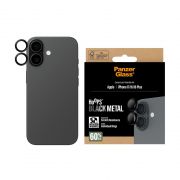 Стъклен протектор за камера PanzerGlass Hoops Black Metal за Apple iPhone 17/ 16/ 16 Plus на супер цени