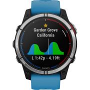 Смарт часовник Garmin Quatix 7, 47 мм, черен/син на супер цени