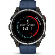 Смарт часовник Garmin Quatix 8 Pro AMOLED, 47 мм, черен/син на супер цени