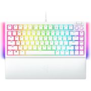 Геймърска клавиатура Razer BlackWidow V4 75%, бял на супер цени