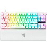 Геймърска клавиатура Razer Huntsman V3 Pro Tenkeyless, бял на супер цени