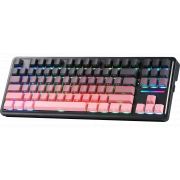 Геймърска безжична клавиатура Redragon Antonium Pro K728 PRO, черен/розов на супер цени
