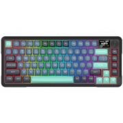 Безжична геймърска клавиатура Redragon Behemoth Pro K724GBG, черен/зелен на супер цени