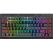 Геймърска клавиатура Redragon Crescent K524 RGB, черен на супер цени
