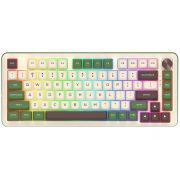 Геймърска клавиатура Redragon Cyrus Pro K681 PRO, бежов/зелен на супер цени
