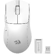 Безжична геймърска мишка Redragon K1NG M916 LIT, бял на супер цени