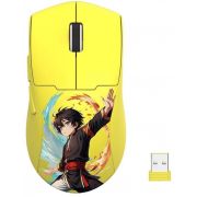 Безжична геймърска мишка Redragon K1NG MAX Anime M918 PRO, жълт на супер цени
