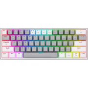 Геймърска клавиатура Redragon K617 FIZZ, сив/бял на супер цени