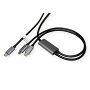 Кабел Roline USB Type-C към 2x USB Type-C на супер цени