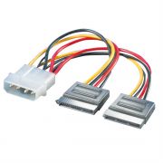 Захранващ кабел Roline Molex към 2x SATA на супер цени