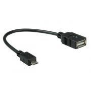 Кабел Roline micro USB към USB на супер цени