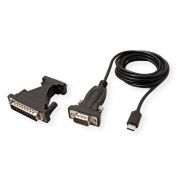 Кабел Roline USB Type-C към DB9/DB25 на супер цени