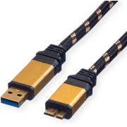 Кабел Roline USB към mico USB Type-B на супер цени