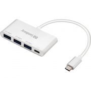 Адаптер Sandberg USB Type C към 3 x USB 3.0 на супер цени