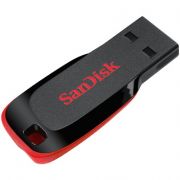 Флаш памет 128GB SanDisk Cruzer Blade, черен на супер цени
