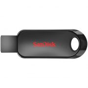 Флаш памет 128GB SanDisk Cruzer Snap, черен на супер цени