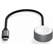 Зарядно устройство SATECHI Magnetic Fast Charging 5W, сив на супер цени