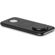 Безжично зарядно SATECHI Qi2 Trio Wireless 15W, черен/сив на супер цени