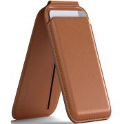 Стойка SATECHI Vegan-Leather Magnetic Wallet, кафяв на супер цени