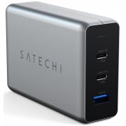 Зарядно устройство Satechi Compact GAN Charger 100W, сив на супер цени