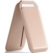 Стойка  SATECHI Vegan-Leather Magnetic Wallet, розов на супер цени