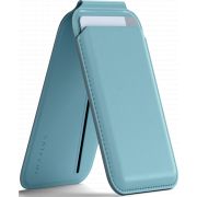 Стойка  SATECHI Vegan-Leather Magnetic Wallet, син на супер цени