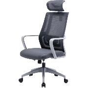Офис стол Serioux Office Shark, сив на супер цени