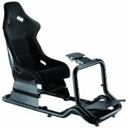 Геймърски стол Serioux Racing Cockpit, черен на супер цени