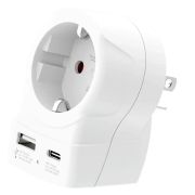 Адаптер  SKROSS Europe to US USB AC20PD на супер цени