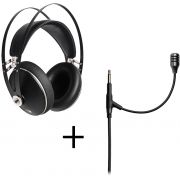 Комплект слушалки  MEZE Audio 99 NEO и микрофон Boom Mic, черен/сребрист на супер цени