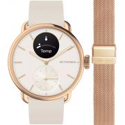 Комплект смарт часовник WITHINGS ScanWatch 2, 38 мм, златист/сив и каишка WITHINGS Milanese Wristband на супер цени