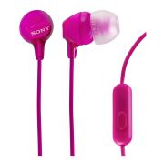 Слушалки Sony MDR-EX15AP, розов на супер цени