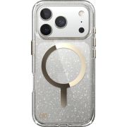 Гръб Speck Presidio Lux Glitter MagSafe за Apple iPhone 17 Pro, прозрачен/златист на супер цени
