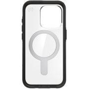 Гръб Speck Presidio Perfect-Clear MagSafe с ClickLock за Apple iPhone 15 Pro, прозрачен/черен на супер цени