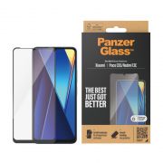 Стъклен протектор PanzerGlass UWF за Xiaomi Redmi 13C/Poco C65, прозрачен/черен на супер цени