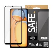 Стъклен протeктор SAFE UWF за Xiaomi Redmi 13C/Poco C65, прозрачен/черен на супер цени