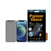 Стъклен протектор PanzerGlass Case Friendly Privacy за Apple iPhone 12 Mini, прозрачен/черен на супер цени
