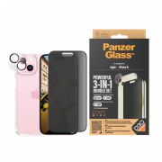 Комплект PanzerGlass 3-in-1 Privacy UWF HardCase за Apple iPhone 15 на супер цени