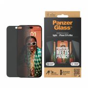 Стъклен протектор PanzerGlass Privacy UWF за Apple iPhone 15 Pro Max на супер цени