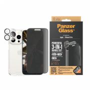 Комплект PanzerGlass 3-in-1 Privacy UWF HardCase за Apple iPhone 15 Pro на супер цени
