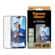 Стъклен протектор PanzerGlass Ultra-Wide Fit за Apple iPhone 16/15 на супер цени