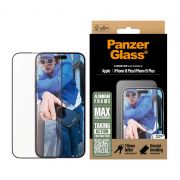 Стъклен протектор PanzerGlass UWF Aluminum Frame за Apple iPhone 16 Plus/ 15 Plus на супер цени